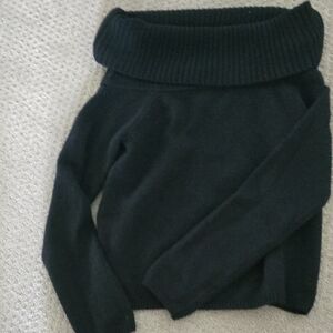 Old Navy Black Cowl Neck Sweater